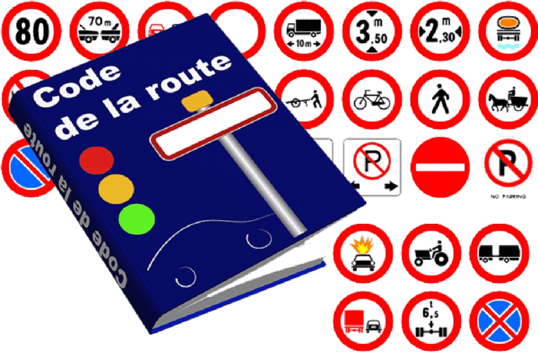 Le code de la route et le stationnement.