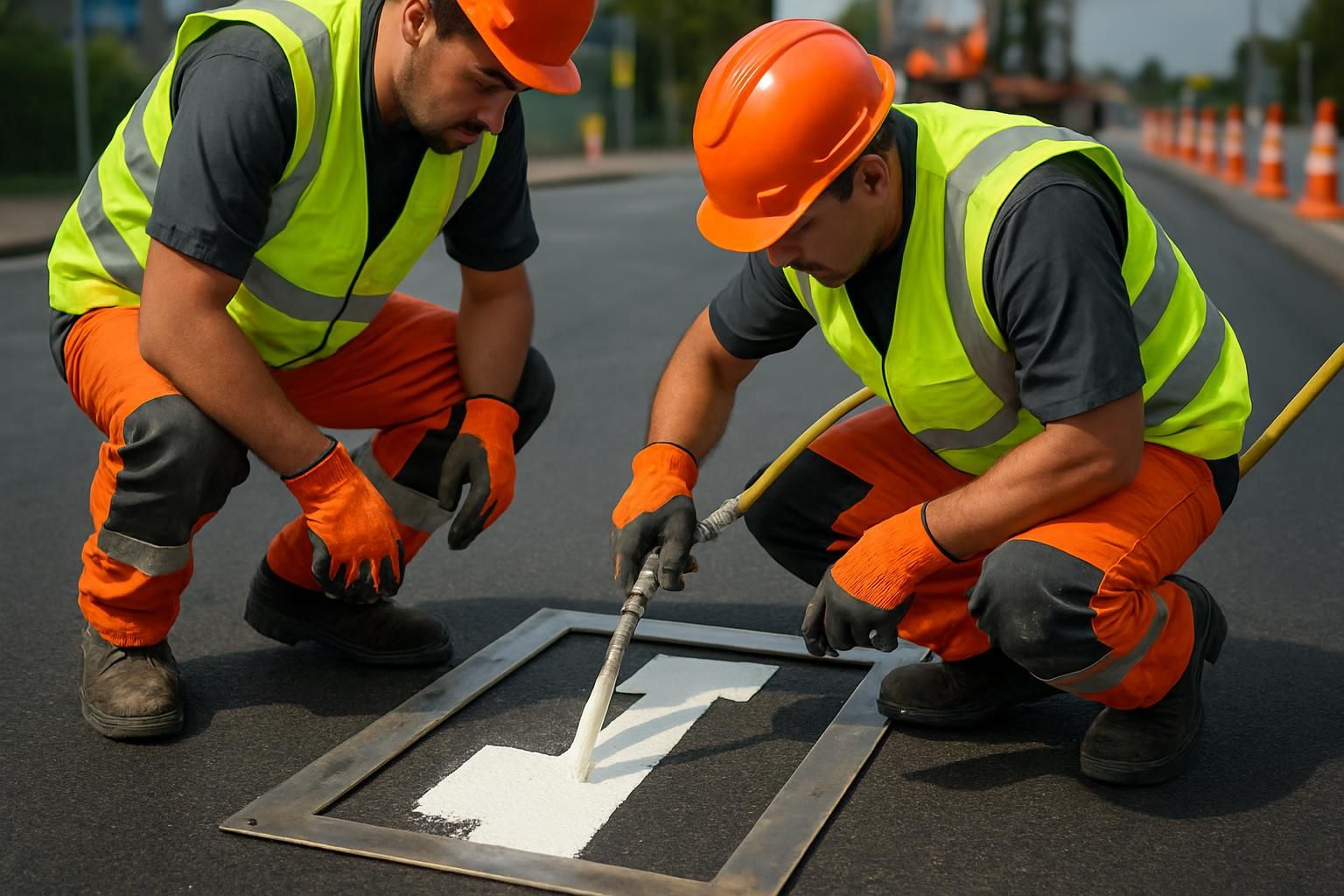 découvrez comment rénover un marquage effacé en choisissant entre le repassage de la signalisation existante ou son effacement total pour un résultat optimal.